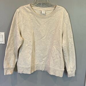 Amazon Essentials women’s sweatshirt size XL in cream